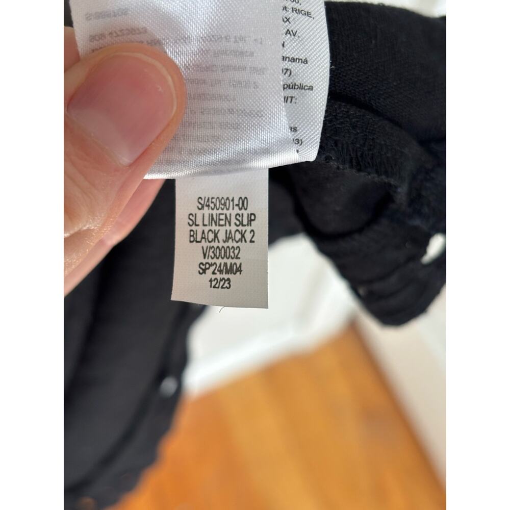 NEW Old Navy Linen Blend Cami Midi Dress in Black - Size 3X - Picture 8 of 8